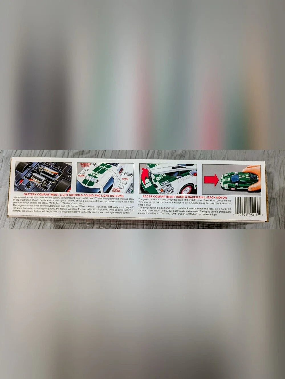 NIB Hess 2009 Race Car and Racer w/Pull Back Motor